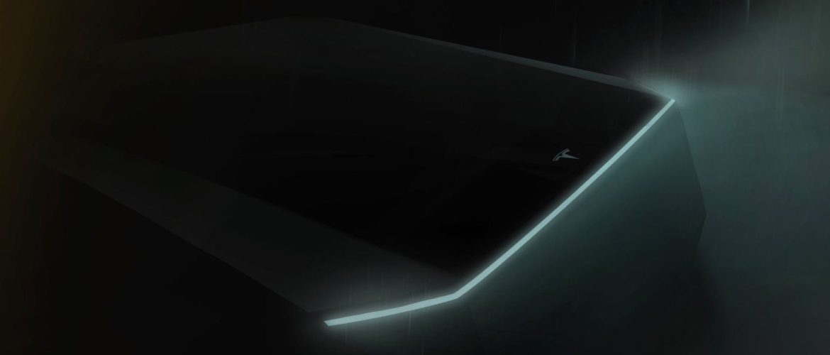 Tesla Pickup в стиле киберпанк